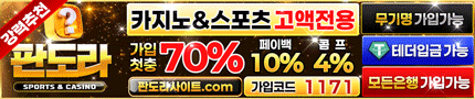 업계 1위 메이저 판도라